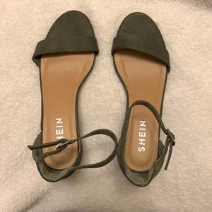 SHEIN Block Heel Sandals